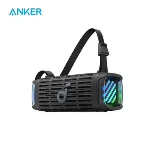 Soundcore Boom 3i من Anker، مكبر صوت خارجي مدمج، IP68 مقاوم للماء، تشغيل عائم، مقاوم للمياه المالحة، BassUp 2.0